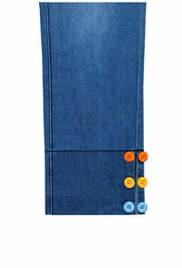 Ethyl - Women's Button Cuff Capri Pants