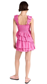 Sea - Sleeveless Tiered Dress Pink