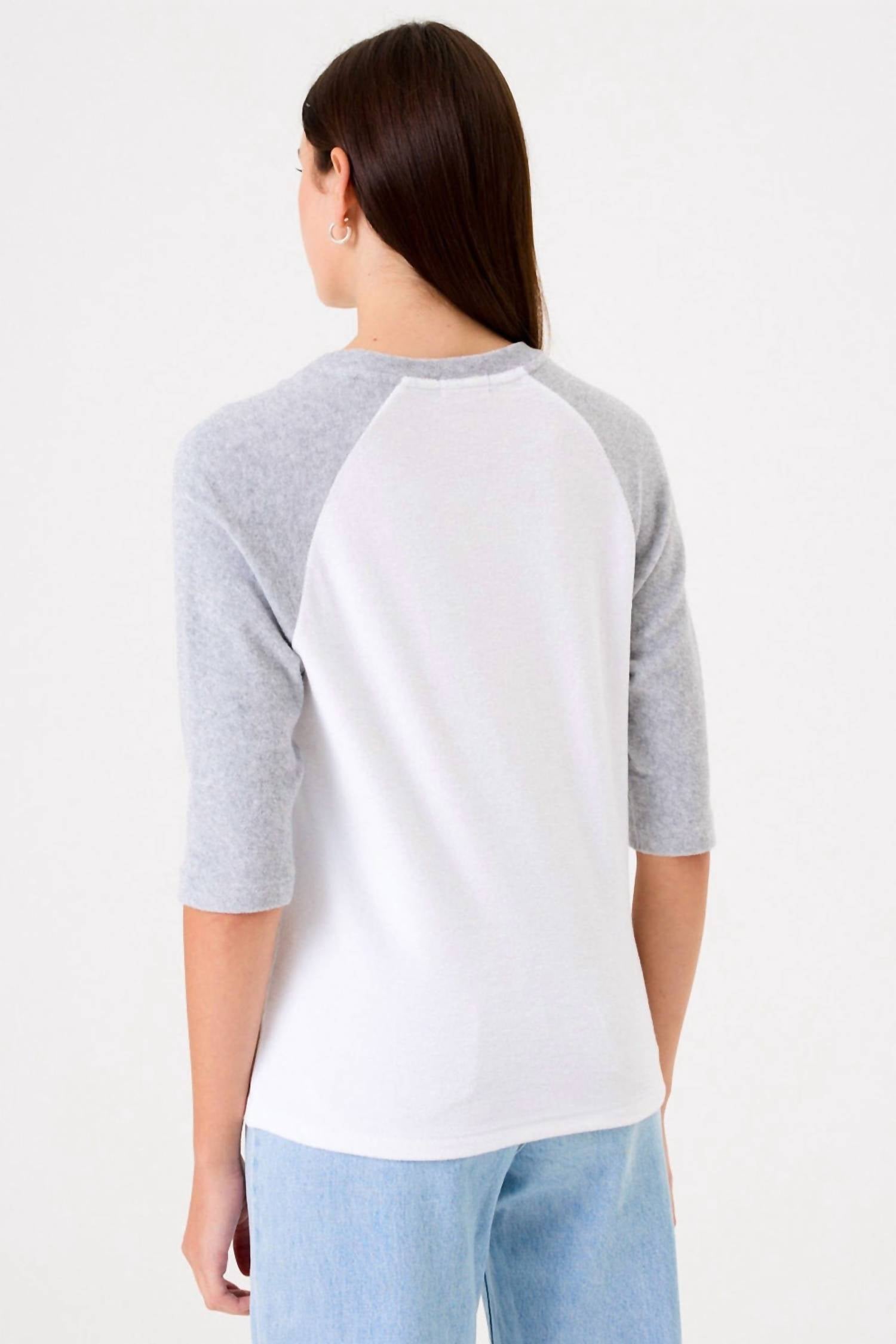 Goldie - Half-sleeve Raglan Jersey Top