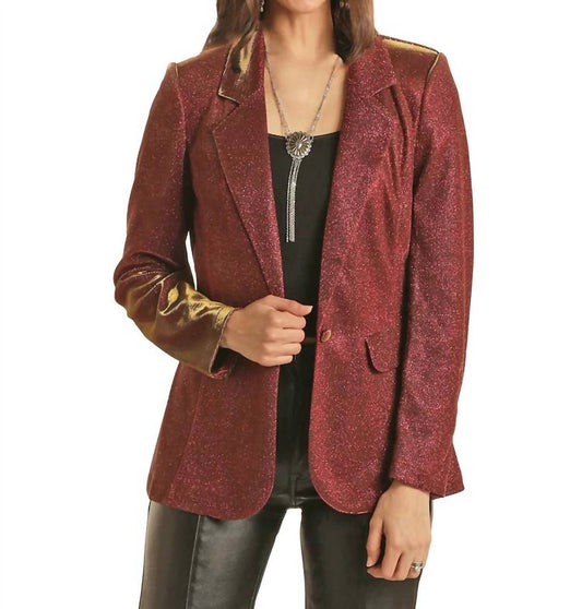 Rock & Roll Cowgirl - Iridescent Blazer