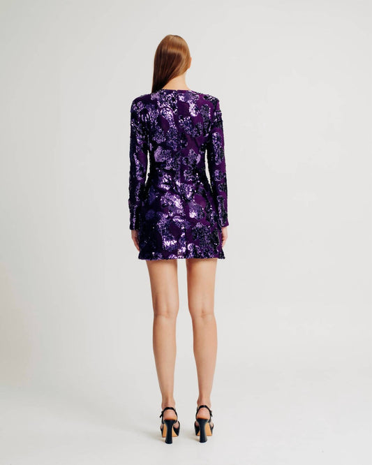 Torn By Ronny Kobo - Linda Sequin Mini Dress
