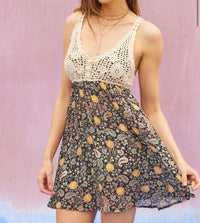Illa Illa - Amari Crochet Mini Dress
