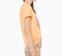 Mother Lil Goodie Goodie T Shirt in orange - women's t-shirt - alternate view