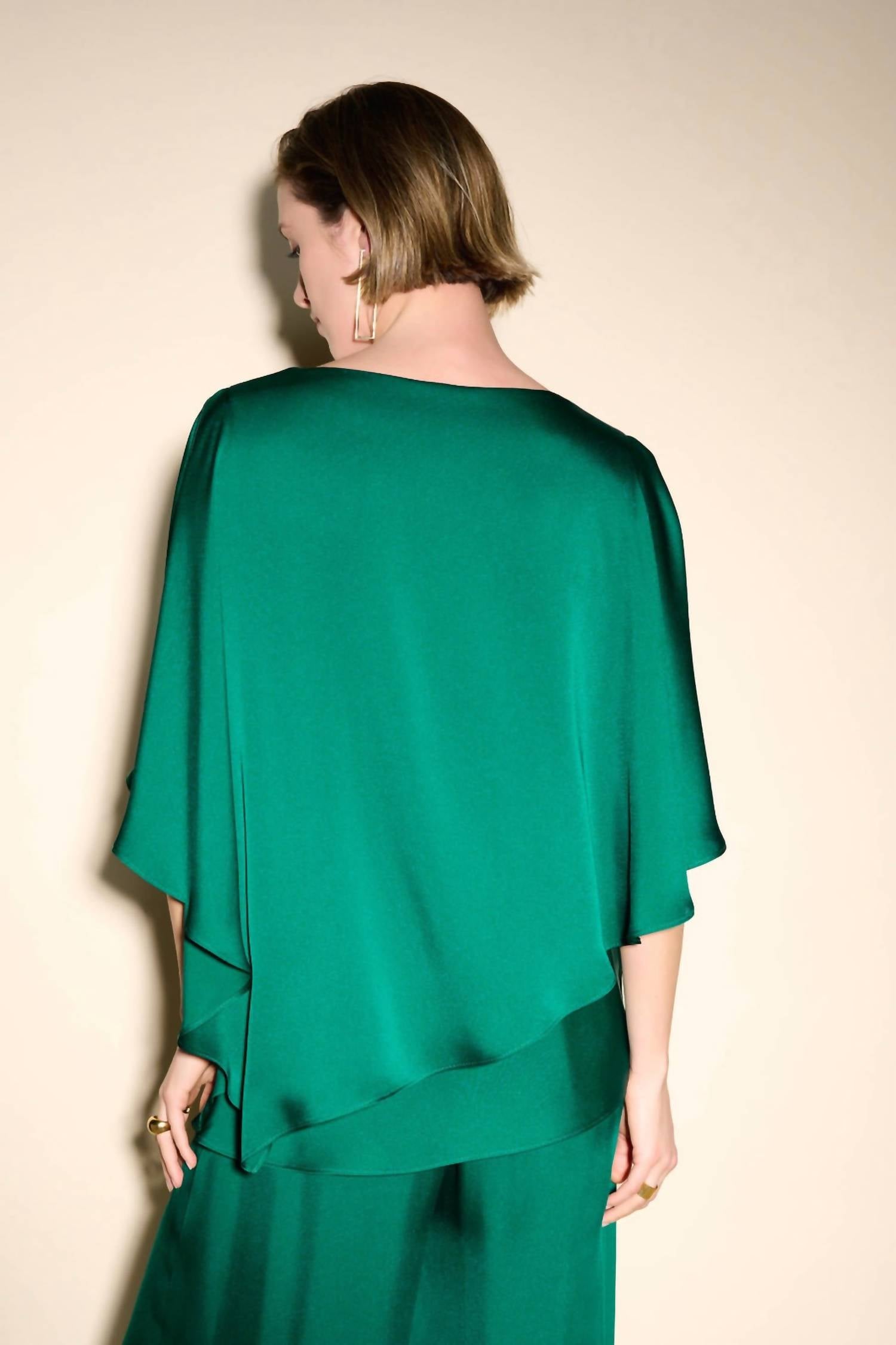 Joseph Ribkoff - Satin Cape Top