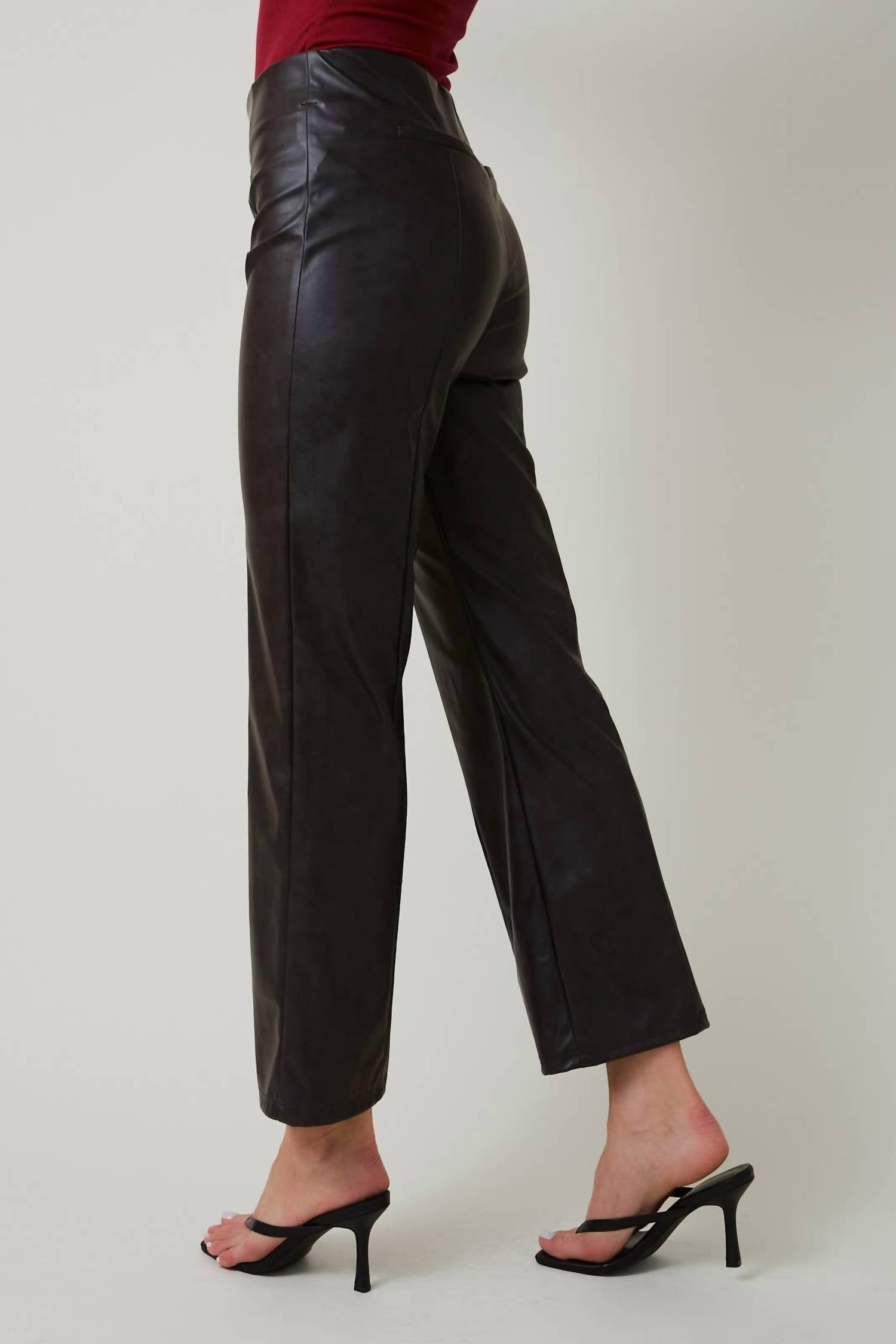 Sunday Edition - FADED FAUX LEATHER PANTS