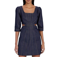 Cinq A Sept - Lani Cut-out Denim Mini Dress