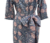 SOLEIL DE MER Rosey Maxi Dress in blue pink - women's dress - view 4