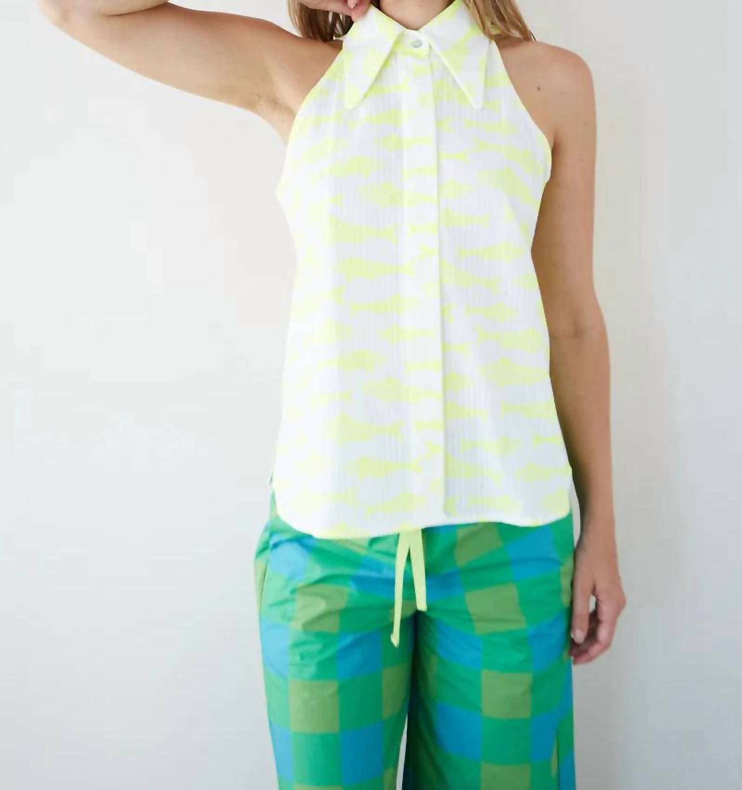 Dr Bloom - Sleeveless Fish Shirt