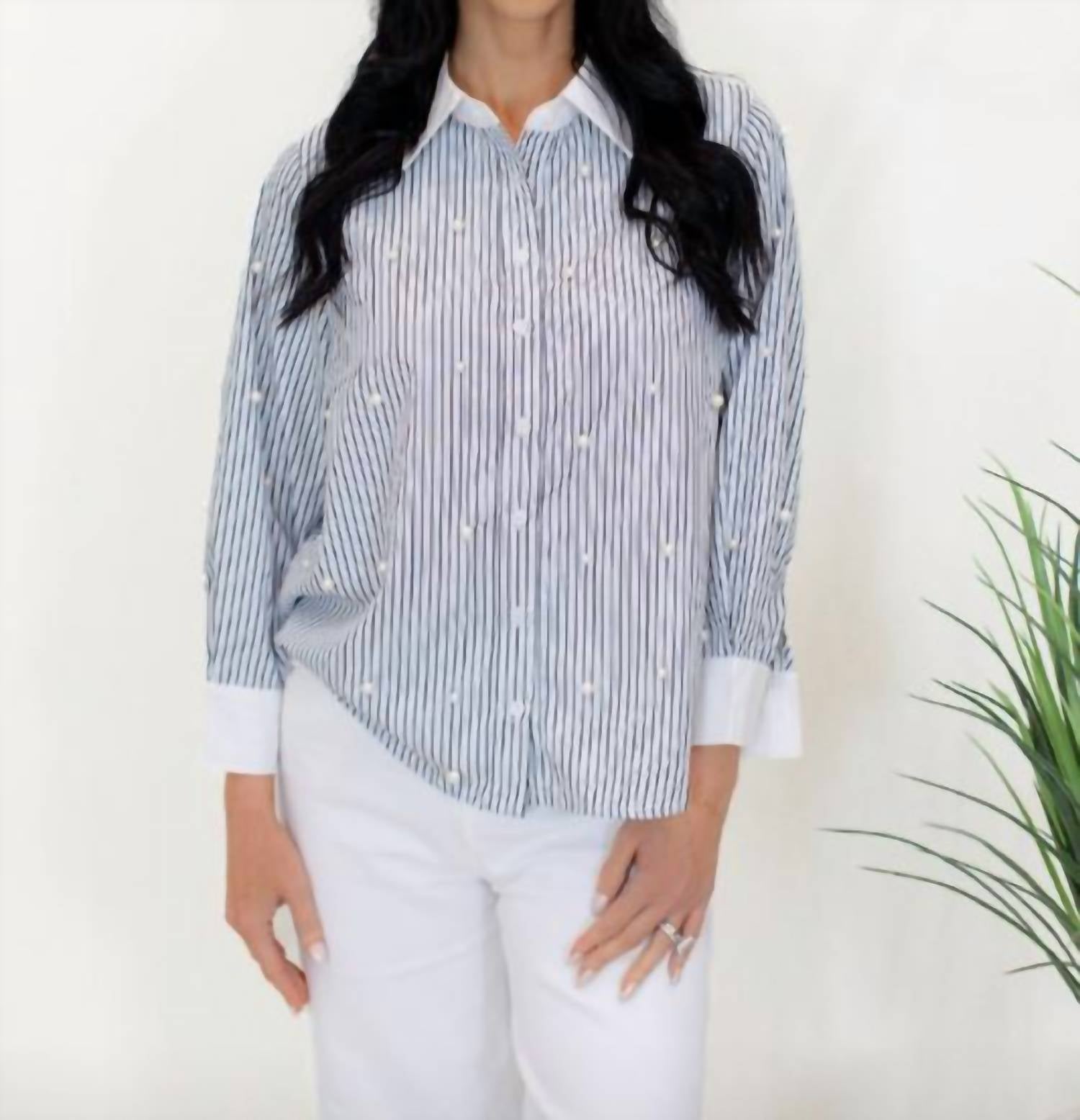 Joh - Jullian Top with Pearls