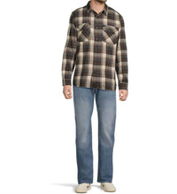 PENDLETON Burnside Flannel Shirt in natural charcoal plaid - men's shirt - view 4