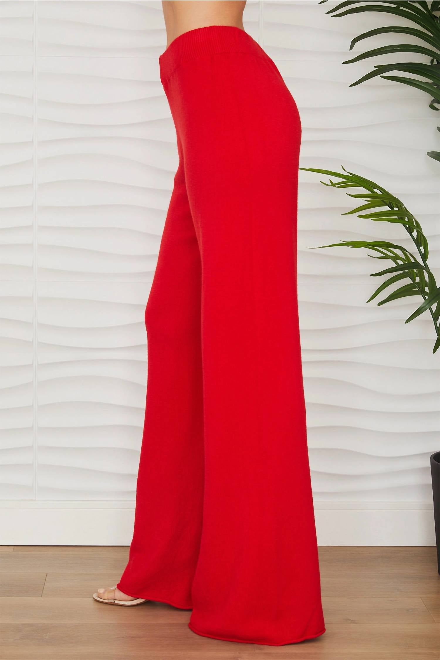 Milio Milano - Italian Viscose Knit Flared Pants
