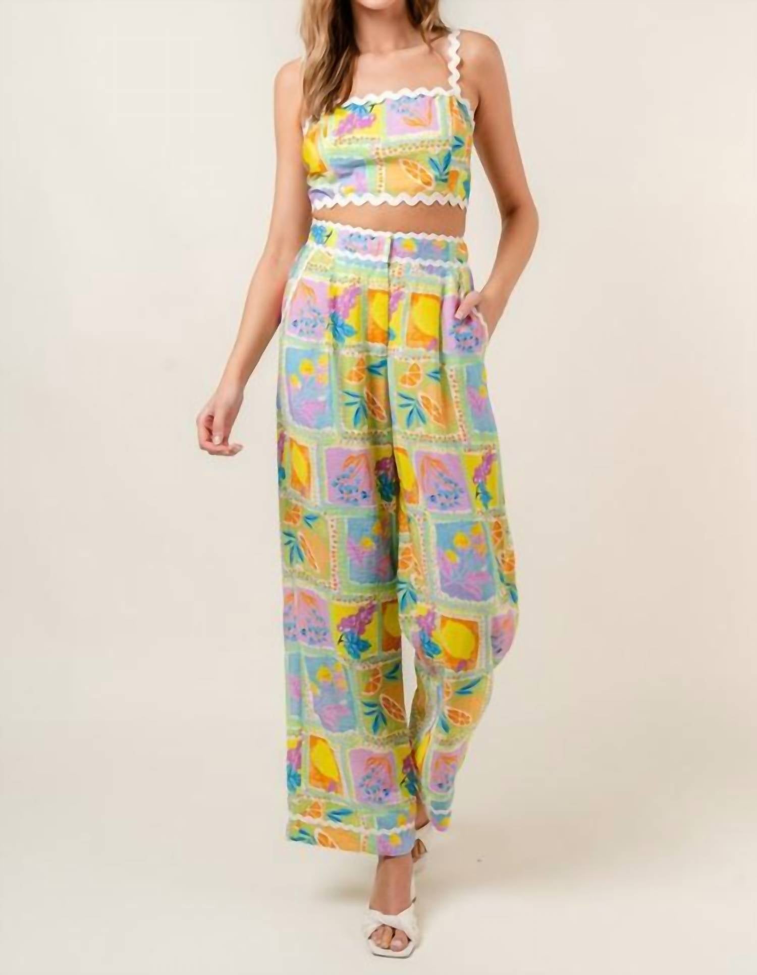 Fore Collection - Citrus Garden Pants