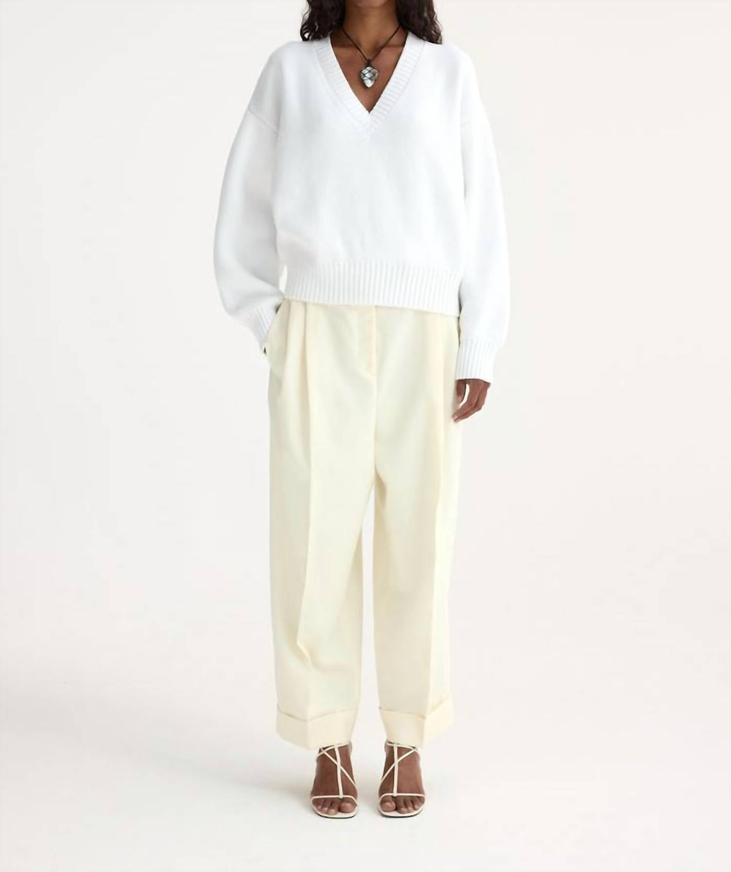 Rohe - V-neck Knitted Sweater