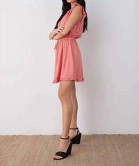 Bella Dahl - Ruffle Sleeve Tencel Mini Dress