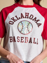 Stewart Simmons - Dugout Sequin Short Sleeve Tee