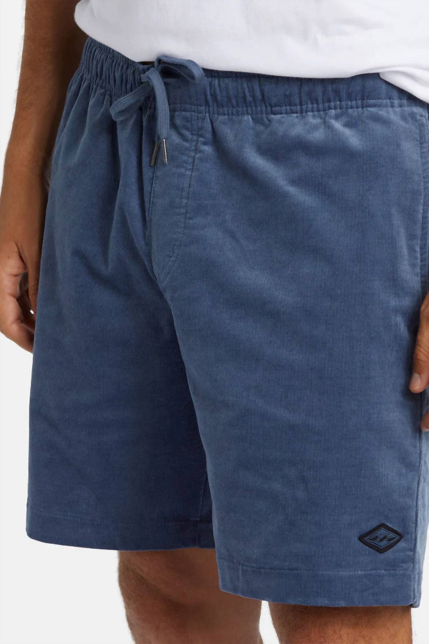 Billabong Larry Layback Cord Shorts in slate blue - men's shorts - view 7