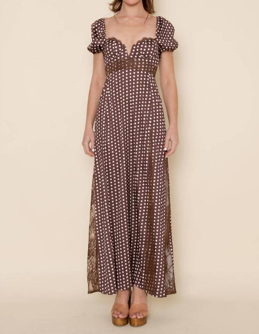 Fore Collection - Polka Dot Maxi Dress