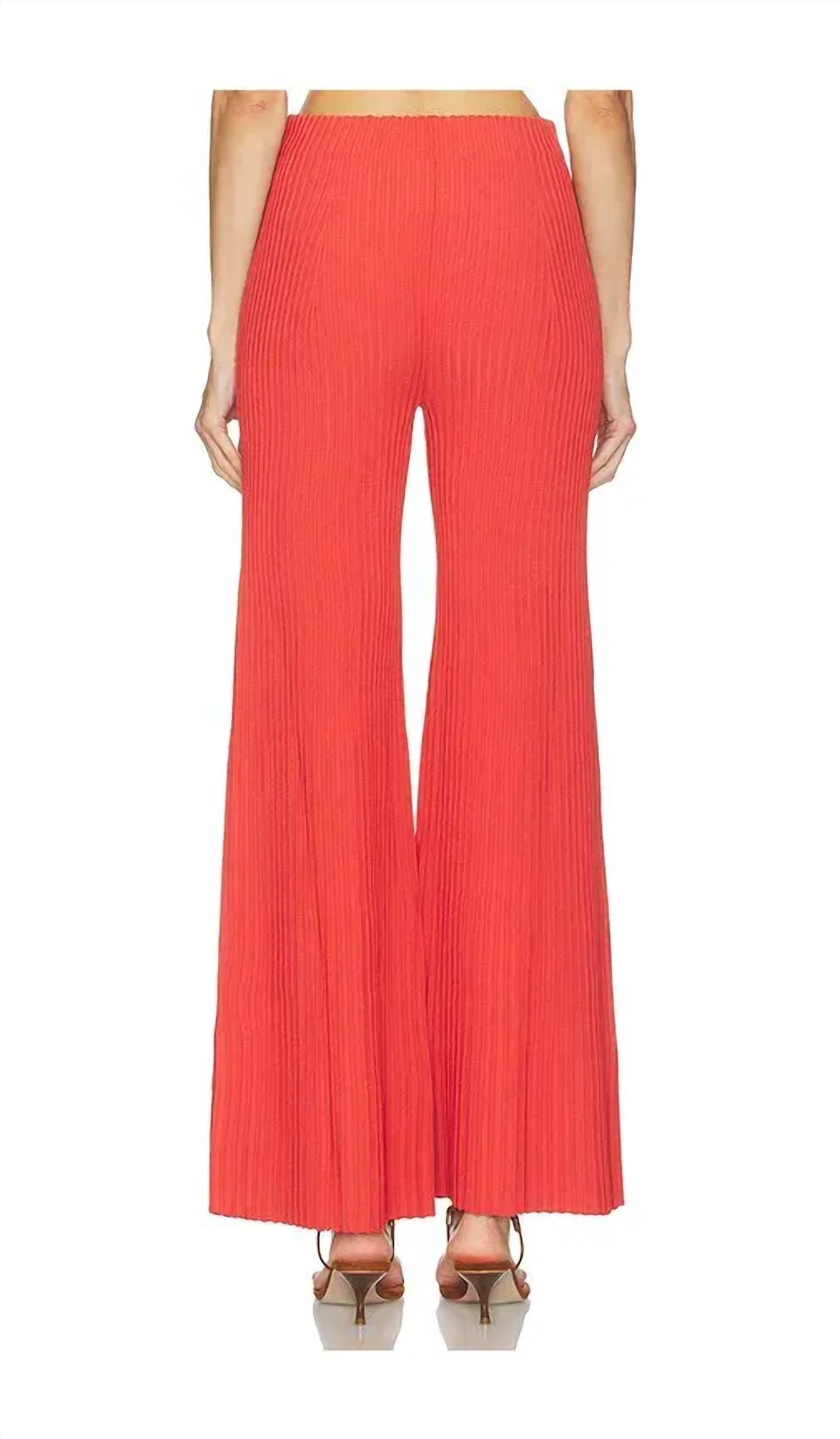 ALEXIS Boda Pant in terrocotta - women's pants - alternate view