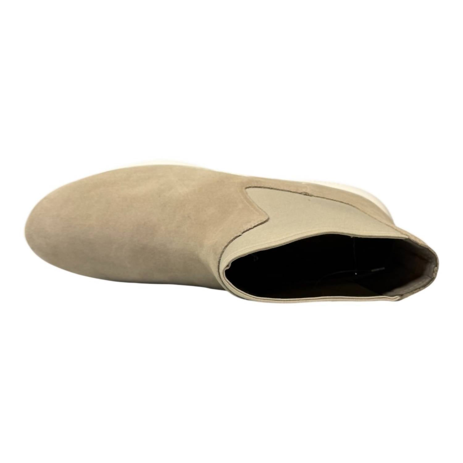 COLE HAAN Women's 3 Zerogrand Chelsea Waterproof Bootie in dove suede - women's shoe - view 7