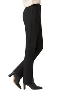 Ecru - Women's Banded Waist Stretch Crepe Pant