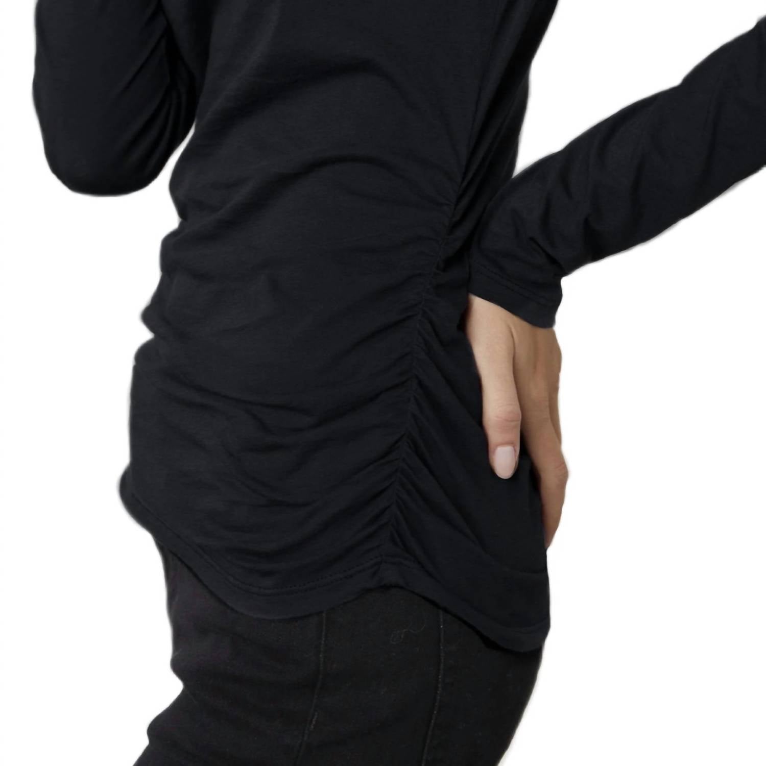 Velvet By Graham & Spencer - Alana Mock Neck Tee