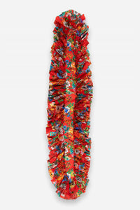 Johnny Was Women's Marie Ruffle Scarf in bobcat forest - women's scarf