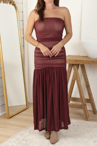 Olivaceous - Clara Midi Mesh Dress