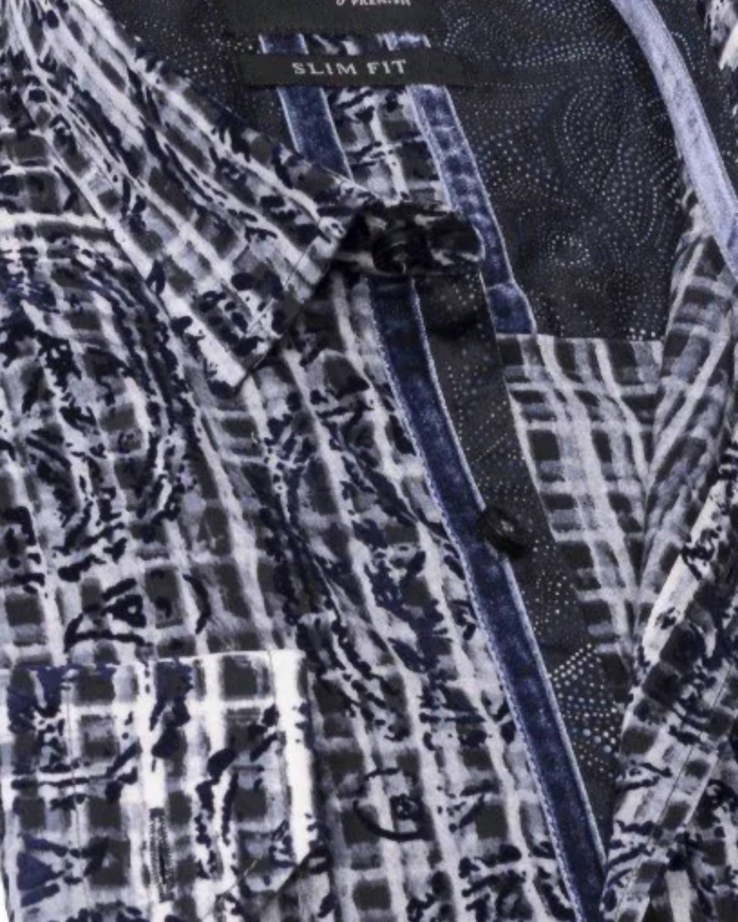 Eight X - Men's Paisley Flocking Button Down Shirt