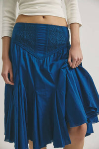 Free People - Embroidered Midi Skirt