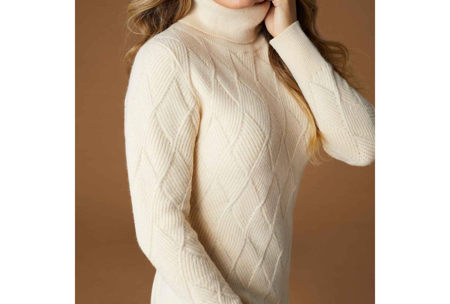 Coco + Carmen - Women's Catalina Roll Neck Sweater Dress