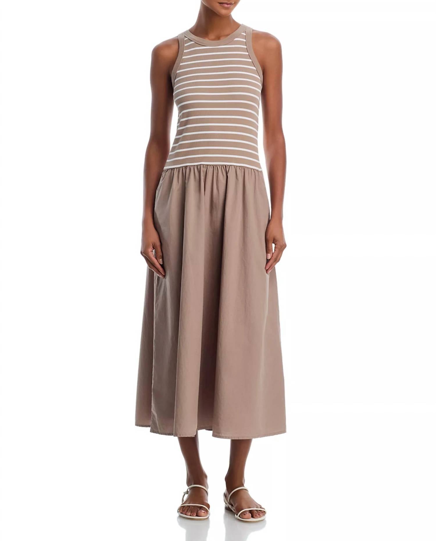 Velvet by Graham & Spencer Romina Midi Dress in sahara - women's dress