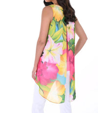 Frank Lyman - Floral Print Woven Tunic