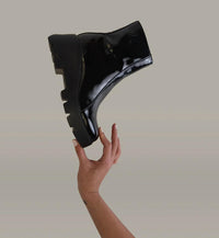 Naked Feet Women's Xenus Platform Ankle Boots in black - women's shoe - alternate view