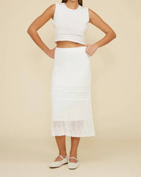 Lucy Paris - Bryson Crochet Skirt