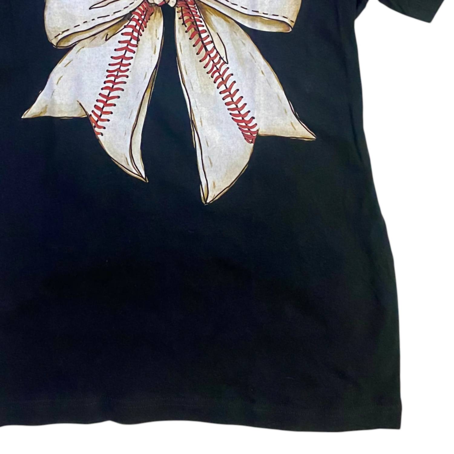 Southern Attitude - Women's Baseball Bow Graphic Tee