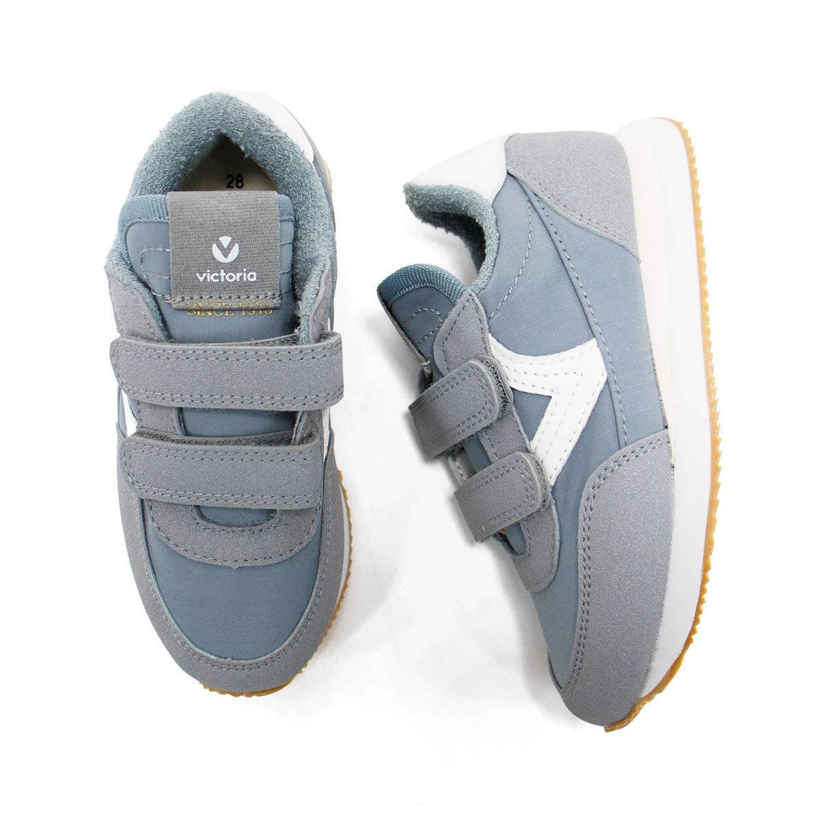 Victoria - Boy's Astro Monochrome Straps Sneakers