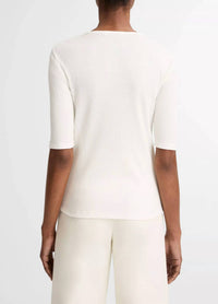Vince - Ribbed Henley Top