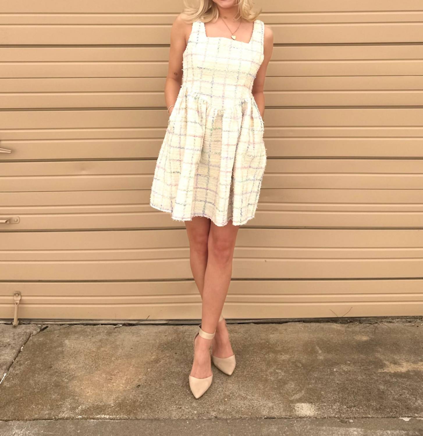Aureum - Wren Tweed Mini Dress