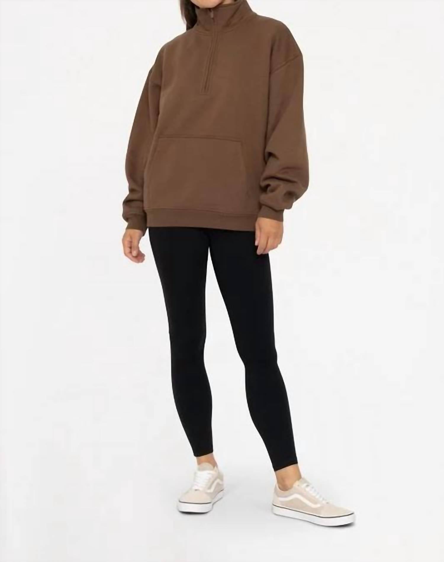Mono B - Mock Neck Pullover Sweater