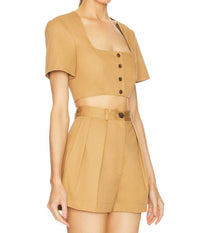 Matthew Bruch - Apron Crop Top