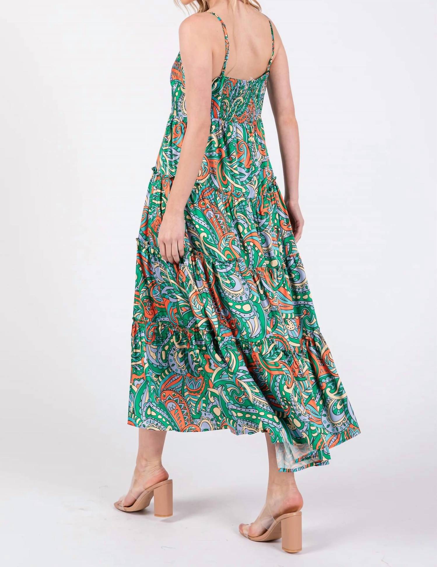 Tcec - Abby Abstract Midi Dress