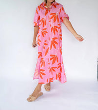 Karlie - Palm Leaf Signature Maxi Dress