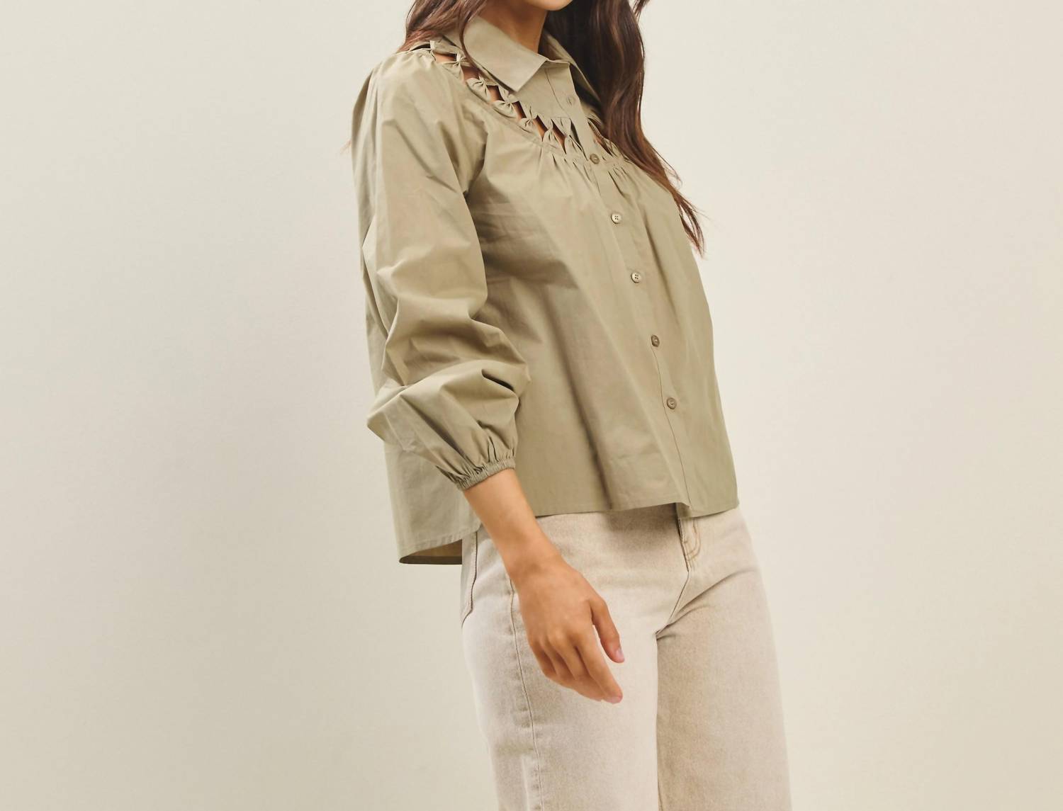 Able - Gretchen Cutwork Blouse