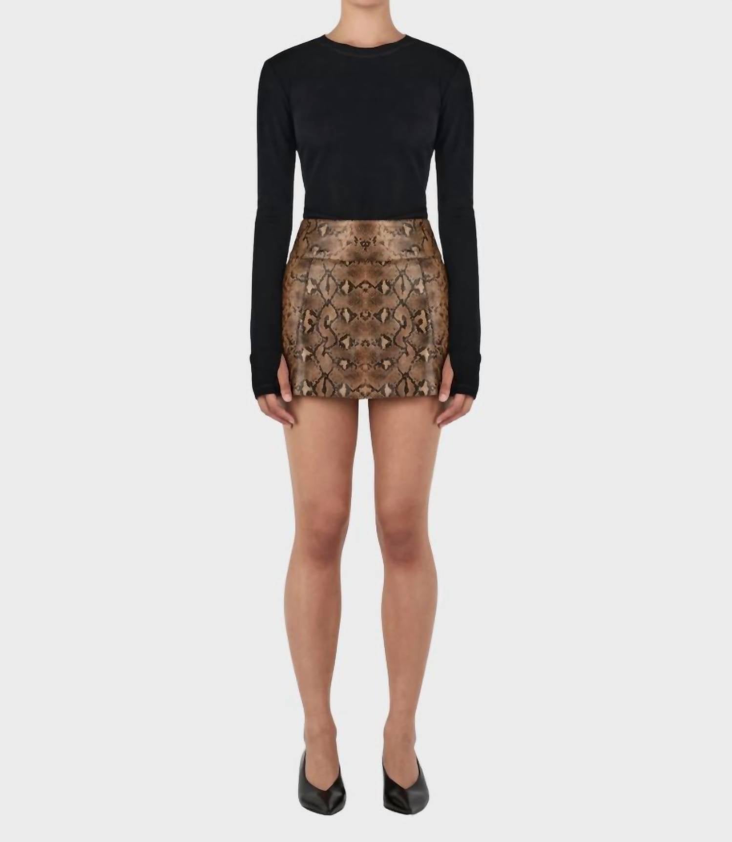 Hansen & Gretel - Dixie Leather Skirt