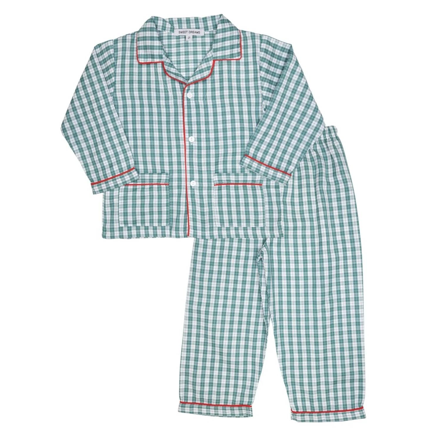 Sweet Dreams - Boys Trim Pajama Set