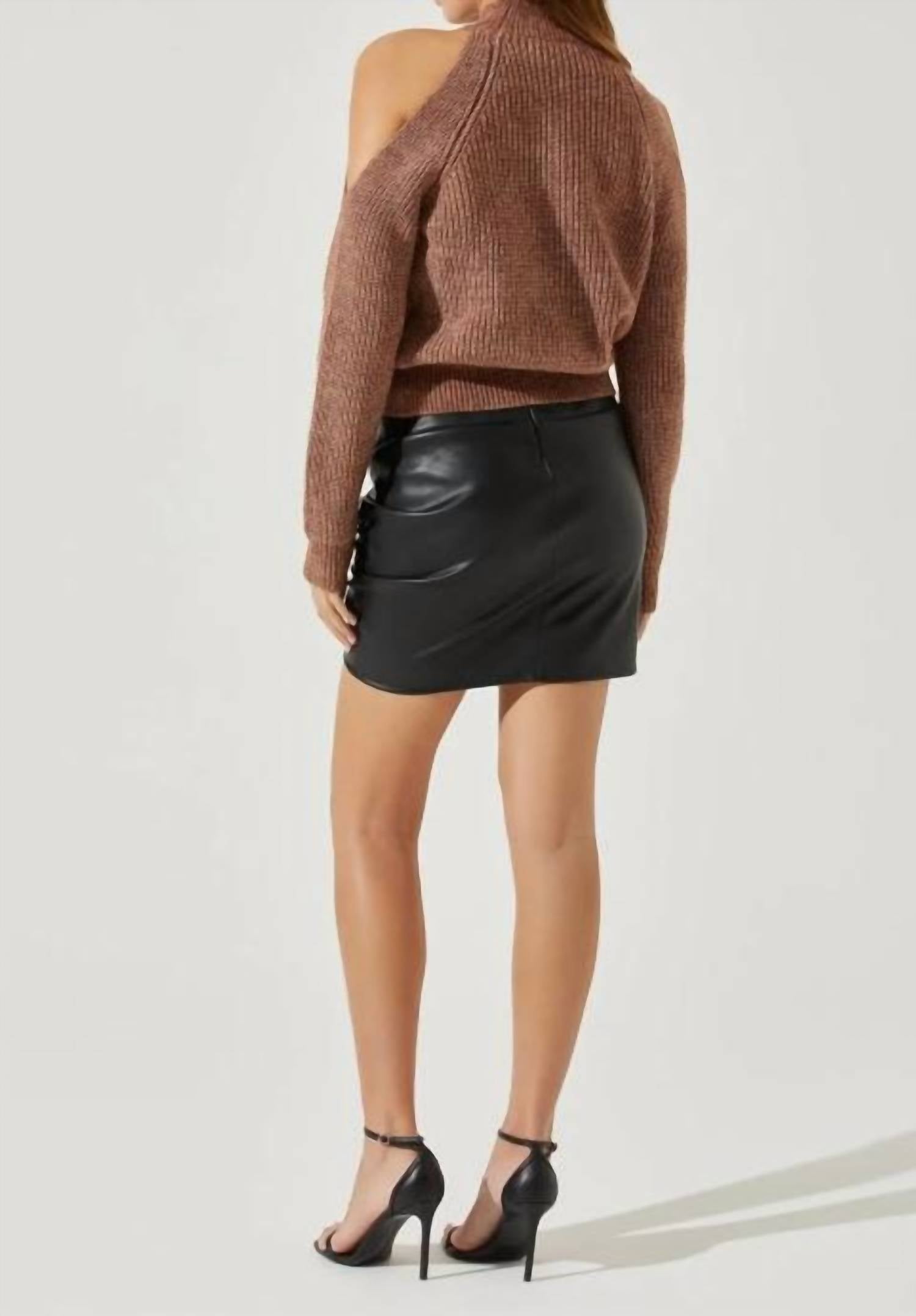 Tori Cold Shoulder Sweater