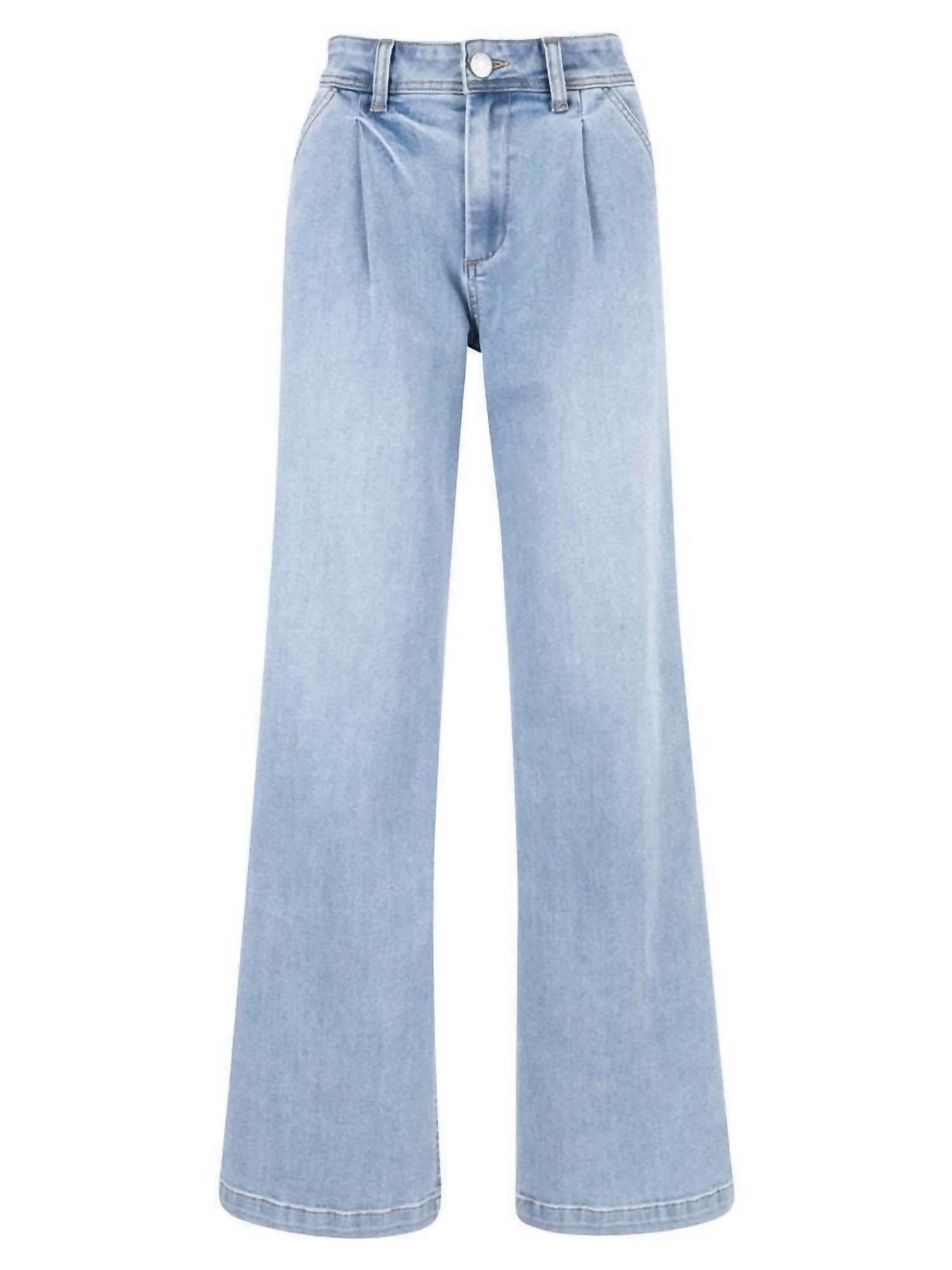 Kut From The Kloth - Women's Pleat Front High Rise Wide Leg Jeans