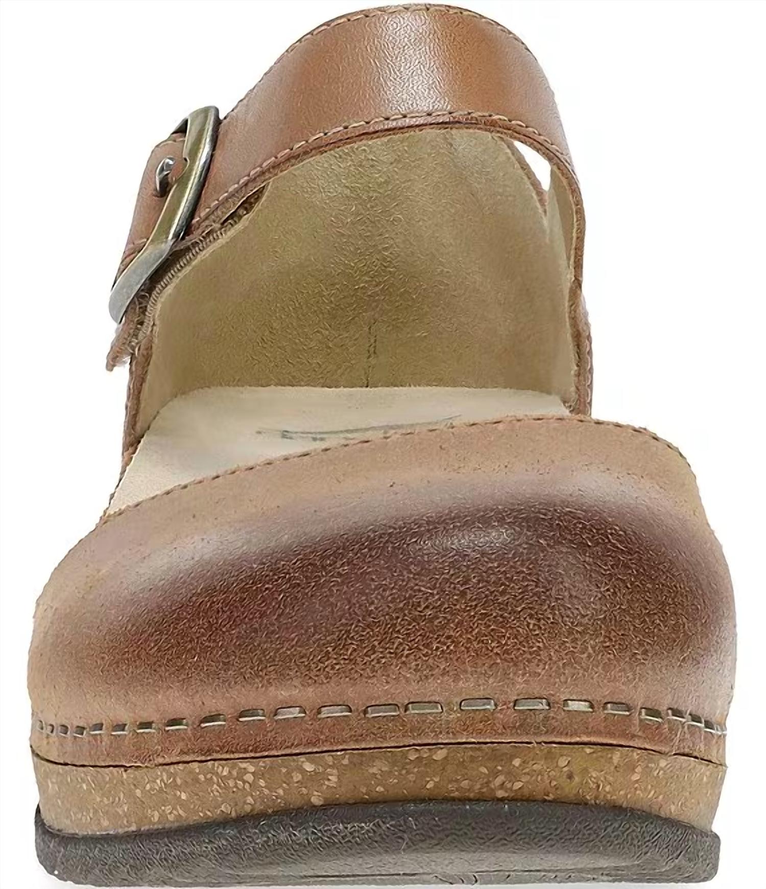 Dansko - Women's Mae Burnished Suede Mary Jane Clogs
