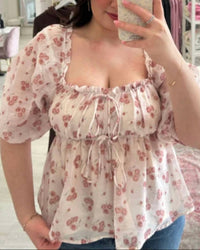 Storia - Blossom Floral Babydoll Blouse