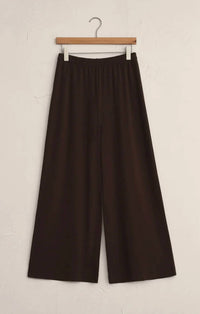 Z Supply Scout Luxe Rib Wide Leg Pants in brown - women's pants - view 6